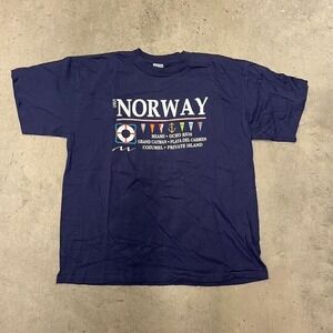 vintage usa made‎ single stitched norway Tee